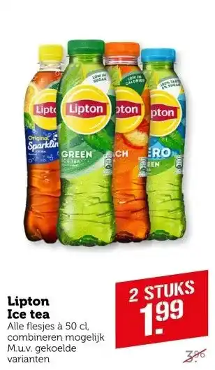 Coop Lipton Ice tea aanbieding