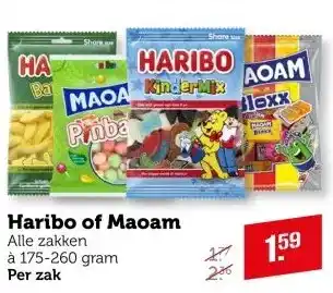 Coop Haribo of Maoam aanbieding