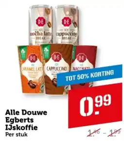 Coop Alle Douwe Egberts IJskoffie aanbieding