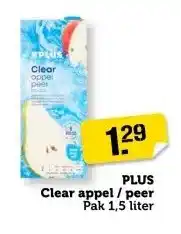 Coop PLUS Clear appel / peer aanbieding