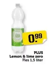 Coop PLUS Lemon & lime zero aanbieding