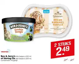 Coop Ben & Jerry's of Hertog IJs aanbieding