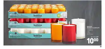 De Kweker bolsius relight clearcups aanbieding