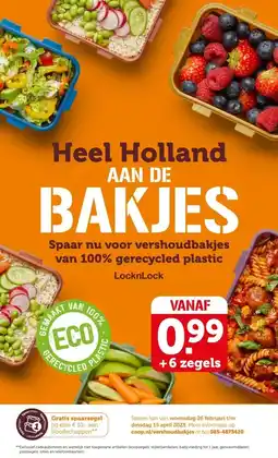 Coop Heel holland aan de bakjes aanbieding