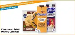 Coop Chocomel, Fristi, Milner, Optimel aanbieding