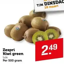 Coop Zespri Kiwi green aanbieding