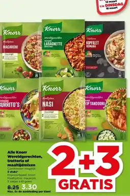 PLUS Alle Knorr Wereldgerechten, trattoria of maaltijdmixen aanbieding