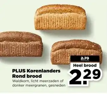 PLUS PLUS Korenlanders Rond brood aanbieding