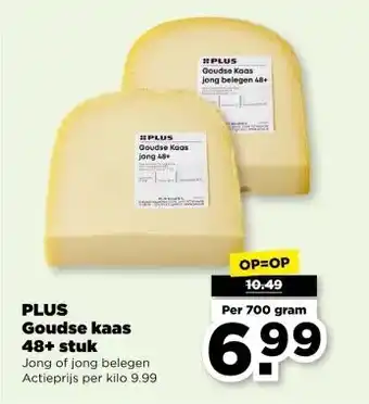 PLUS PLUS Goudse kaas 48+ stuk aanbieding