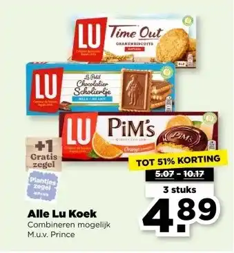 PLUS Alle Lu Koek aanbieding