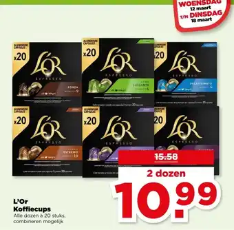 PLUS L'Or Koffiecups aanbieding