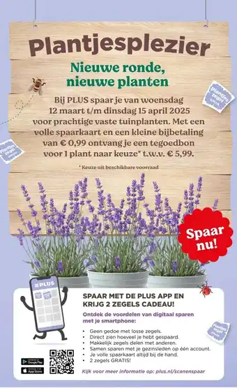 PLUS Nieuwe ronde, nieuwe planten aanbieding