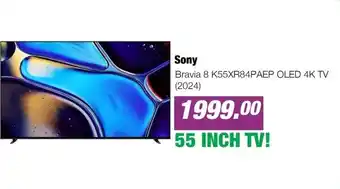 EP Beerepoot Bravia 8 K55XR84PAEP OLED 4K TV (2024) aanbieding