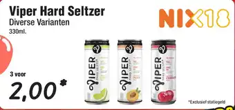 Budget Food Viper Hard Seltzer aanbieding