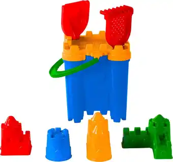 Lobbes Cavallino Kasteelemmerset met Zandvormen. 8dlg aanbieding