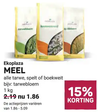 Ekoplaza Ekoplaza meel aanbieding