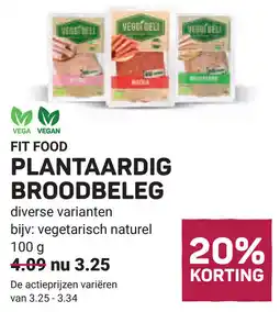 Ekoplaza Fit food plantaardig broodbeleg aanbieding