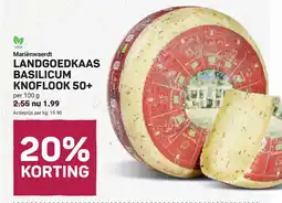 Ekoplaza Mariënwaerdt landgoedkaas basilicum knoflook 50+ aanbieding