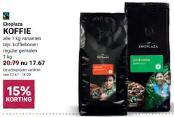 Ekoplaza Ekoplaza koffie aanbieding