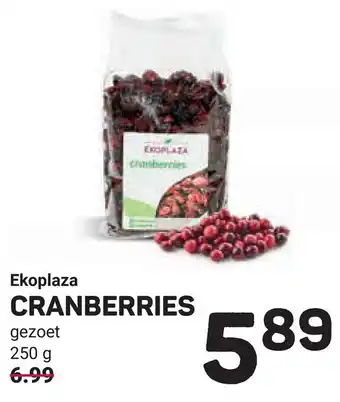 Ekoplaza Ekoplaza cranberries aanbieding