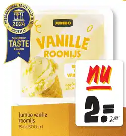 Jumbo Jumbo vanille roomijs aanbieding