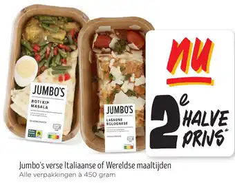 Jumbo Jumbo's verse Italiaanse of Wereldse maaltijden aanbieding