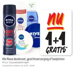 Jumbo Alle Nivea deodorant, gezichtsverzorging of bodylotion aanbieding