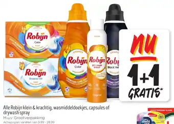 Jumbo Alle Robijn klein & krachtig, wasmiddeldoekjes, capsules of drywash spray aanbieding