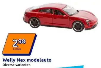 Action Welly Nex modelauto aanbieding