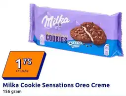 Action Milka Cookie Sensations Oreo Creme aanbieding