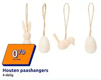 Action Houten paashangers aanbieding