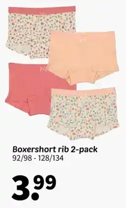 Wibra Boxershort rib aanbieding