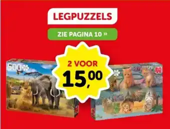 Boekenvoordeel Legpuzzels aanbieding