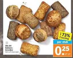 Albert Heijn Alle AH Bakkers- broodjes aanbieding