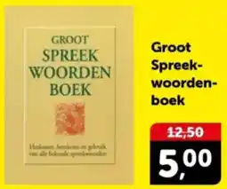 Boekenvoordeel Groot Spreekwoordenboek aanbieding