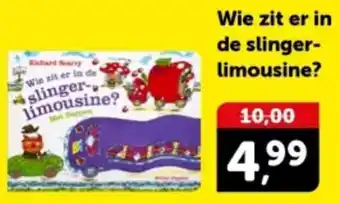 Boekenvoordeel Wie zit er in de slingerlimousine? aanbieding