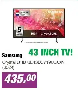 EP Beerepoot Crystal UHD UE43DU7190UXXN (2024) aanbieding