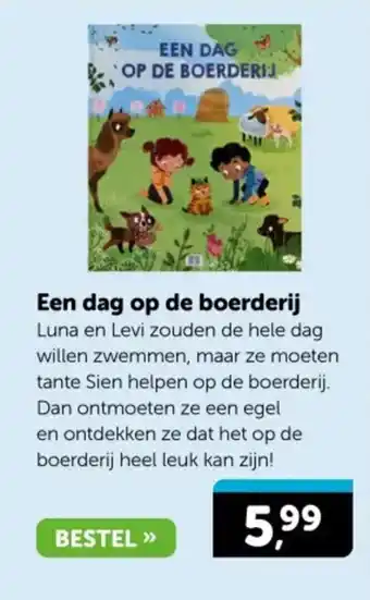 Boekenvoordeel Een dag op de boerderij aanbieding