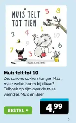 Boekenvoordeel Muis telt tot 10 aanbieding