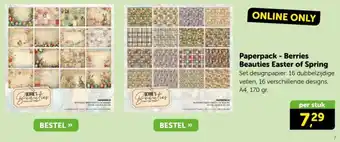 Boekenvoordeel Paperpack Berries Beauties Easter of Spring aanbieding