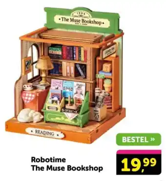 Boekenvoordeel Robotime The Muse Bookshop aanbieding