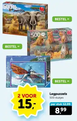 Boekenvoordeel Legpuzzels aanbieding