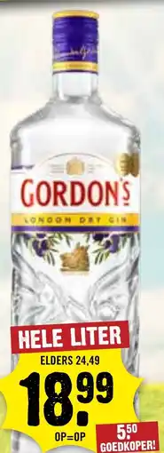 Dirck 3 Gordon's london dry gin aanbieding