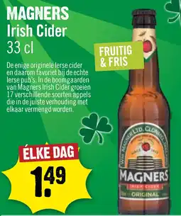 Dirck 3 Magners irish cider aanbieding