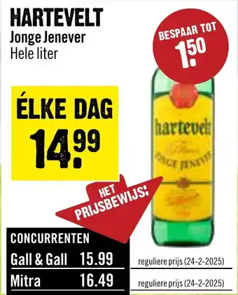 Dirck 3 Hartevelt jonge jenever aanbieding