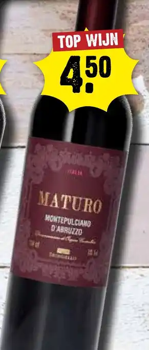 Dirck 3 Maturo montepulciano d'abruzzo aanbieding