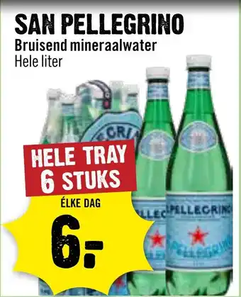 Dirck 3 San pellegrino bruisend mineraalwater aanbieding