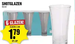 Dirck 3 Shotglazen aanbieding