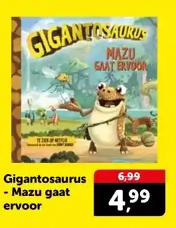 Boekenvoordeel Gigantosaurus - Mazu gaat ervoor aanbieding