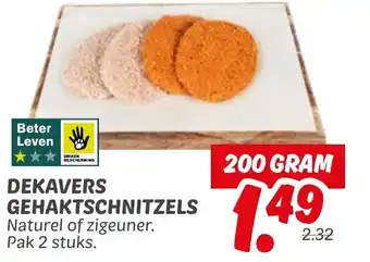 Dekamarkt Dekavers gehaktschnitzels aanbieding